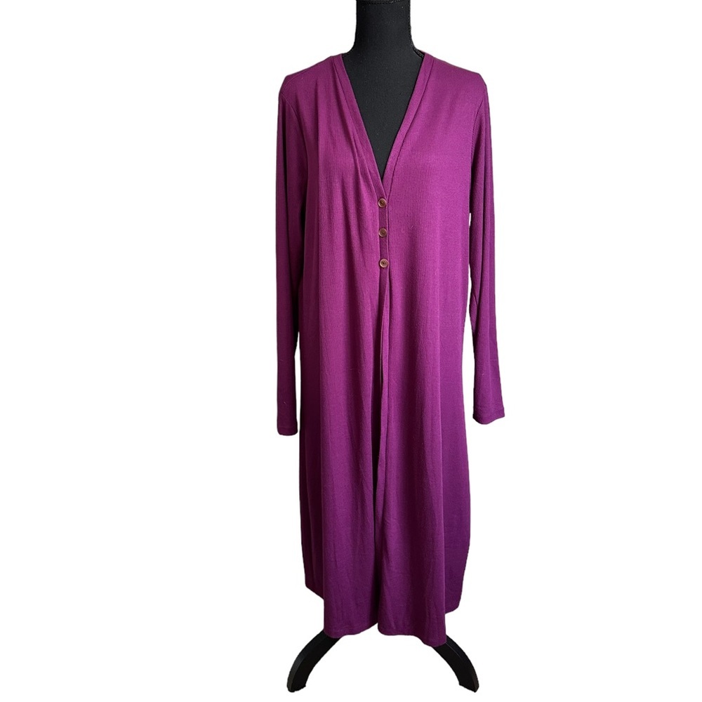 Lane Bryant Button Down Long Sleeve Cardigan Size 14/16